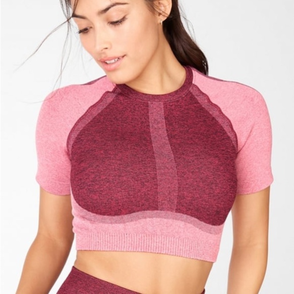 NWT Fabletics Helena Seamless Crop Top